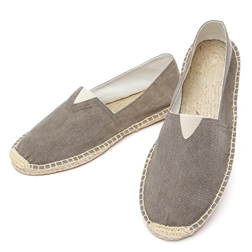 Image of Altxic Men's Closed Toe Comfortable Canvas Slip on Flat Espadrilles