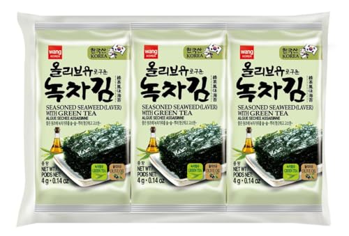 Wang Nokcha Jaerai Gim Laver Seasoned Seaweed 3 x 4 g