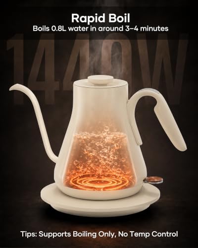 Cocinare Gooseneck Electric Kettle 0.8L thumbnail 4