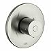 AXOR Starck Modern -Handle 6-inch Wide Volume Control Valve Trim Only in Brushed Nickel, 10970821