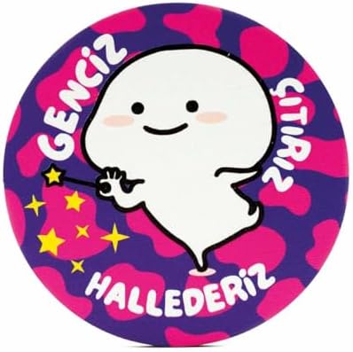 Genciz Çıtırız Hallederiz Ahşap Bardak Altlığı - Görsel 1