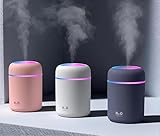 Skyhill 300ml Essential Oil Diffuser & Humidifier, Ultrasonic Quiet Cool Mist with LED Lights, Aromatherapy Diffuser for Home, Bedroom, Office, Car, Spa, Yoga, Air Freshener