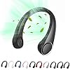 Portable neck fan hands free bladeless fan 360 cooling personal fanwearable quiet fan for outdoor indoor birthday gifts for men women mom dad 4000mah battery usb rechargeable 3 speedsblack  urban country home decor