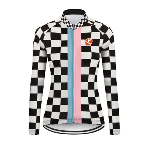 UGLY FROG Plaid Malerei Designs Winter MTB Radsport Trikots Shirts für Mujer Pro Thermo Lang