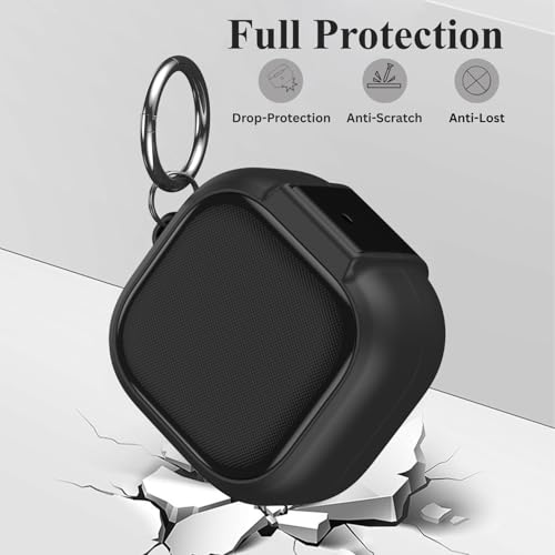 Image of Oboe Aegis Case 'Compatible with' Samsung Galaxy Buds 4 & 4 Pro Case with Phone Stand & Keyring (Black) [Buds & ChargingCase NOT Included]