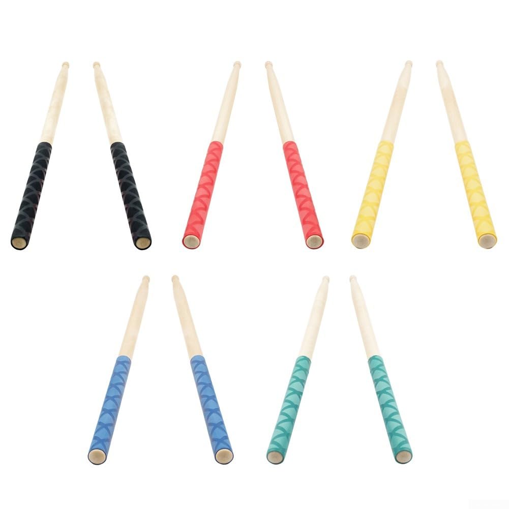 Puños de baquetas resistentes al sudor, ideales para músicos que buscan un mejor rendimiento (verde)