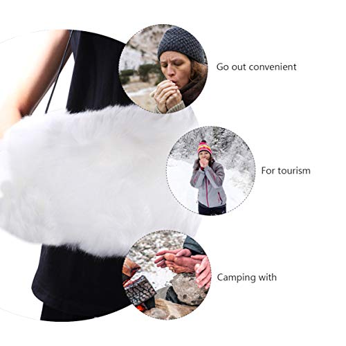 FAVOMOTO Mão Em Sintética Abafadores de Mão Quentes E Fofos Luvas Quentes Quentes Acessórios de Inve