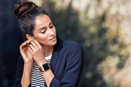 Fitbit Ionic Perforated Leather Accessory Band, Cognac, Large