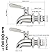 Stainless Steel Spigot for Beverage Dispenser, 1 Pack Drink Dispenser Spigot Replacement Beverage Dispenser Spout Drink Spigot Water Dispenser Faucet (1)