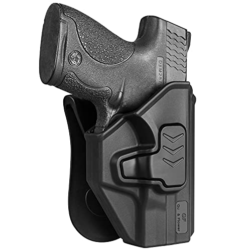 Holster for M&P Shield M1.0 M2.0 9mm/.40 S&W/ 3.1" Barrel Pistol Only, NOT FIT M&P 9mm, Not for EZ, Fit Smith & Wesson MP Shield, Soft Silicon Paddle 360 Degrees Adjustable,Not for M&P 9mm,Not for EZ
