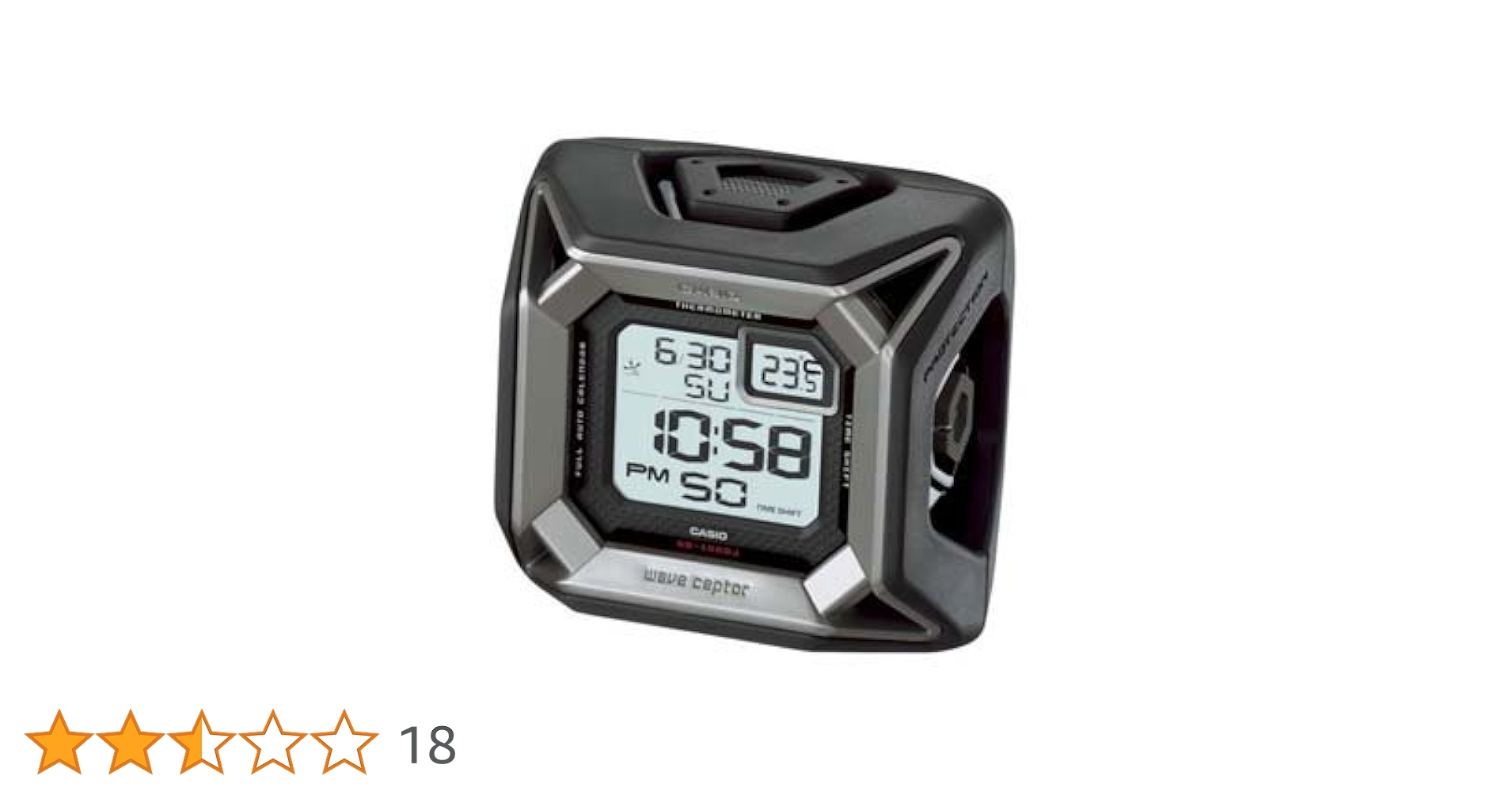 【美品】CASIO wave cepter GQ-1000J 置時計 温度計付き Amazon.co.jp: CASIO (カシオ) 目覚し時計 WAVE CEPTOR ウェーブ