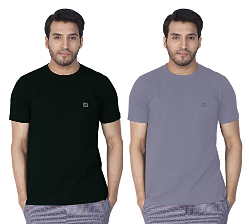 Image of Lux Nitro Men's Solid Regular Fit T-Shirt