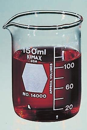 Billfisher 02-539M Kimax Griffin Beakers, 600mL Capacity