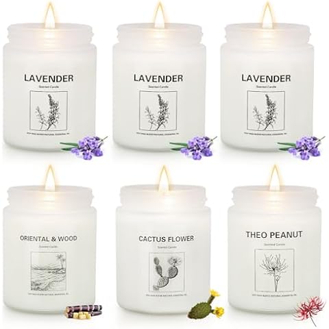JXDLSQ Lavender Candles Gift Set Cover