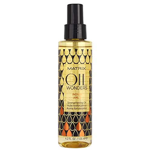 Matrix Oil Wonders Indian Amla Strengthening Oil | Enhances Shine | For Fragile Hair | 4.2 Fl. Oz