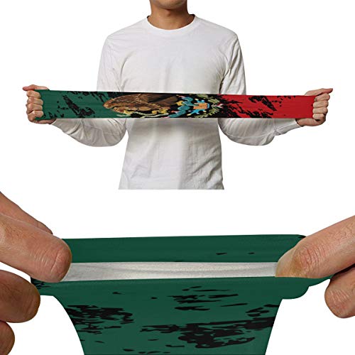 Y-RED-AA Mexikanische Flagge Grunge Kühlende Armstulpen Abdeckung UV Sonnenschutz für Männer Frauen Laufen Golf Radfahren Armstulpen 1 Paar - Image 5