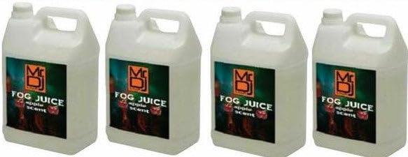 4 MR DJ Fog Juice Fluid Lemon Scent Gallons de líquido para máquina de humo/niebla/relleno a base de agua miniatura 1