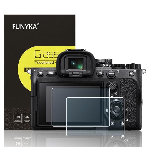 �ySony A7V �p�z2���Z�b�g �����t���ی�K���X �t���ی�t�B���� Sony A7V A7 Mark V �Ή� ���d�x9H �����ߗ� 0.3mm �����K���X