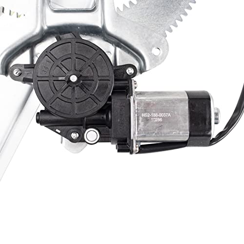 Image of TRQ Rear Left Power Window Regulator & Motor Assembly Drivers Side Compatible with 1998-2002 Honda Accord