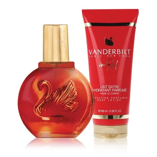 Gloria Vanderbilt In Red - Set de Regalo para Mujer con Perfume Spray 100 ml y Loción Corporal 100 ml