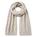 Bseical Schals für Damen,Stylisch Gestrickter Schal Warm Lange Weiche Winterschal Strickschal, Kuschelig Winterschal Damen 175x 19 cm für Winter Freien