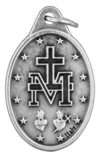 10 Pack Of Miraculous Medals | Catholic Pendants | Great For Ccd Class, First Communion, Rcia, And Confirmation | Made In Italy #TOP1