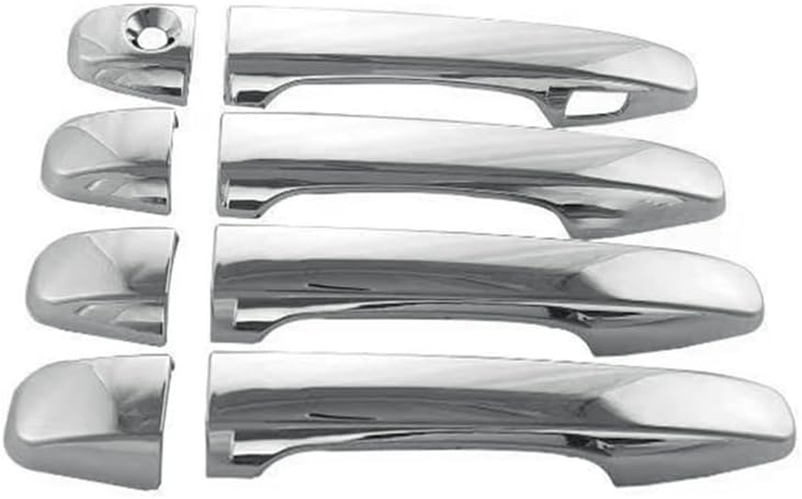 8pcs/Set ABS Exterior Door Outdoor Handle Cover Trim Compatible with Subaru Impreza GJ G13 GP G23 2012-2016 (Without Intelligent Hole, Chrome), TW24050601