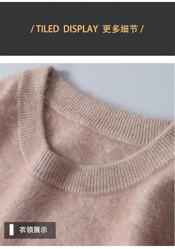 Men's Round Neck Pullover Slim Fit Wool Sweater Casual Long Sleeve Knitted Pullover Jumper3