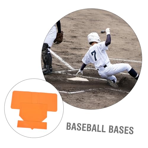 Base de baseball en caoutchouc Mikinona ensemble de 5 plaques imperméables pour softball - 3