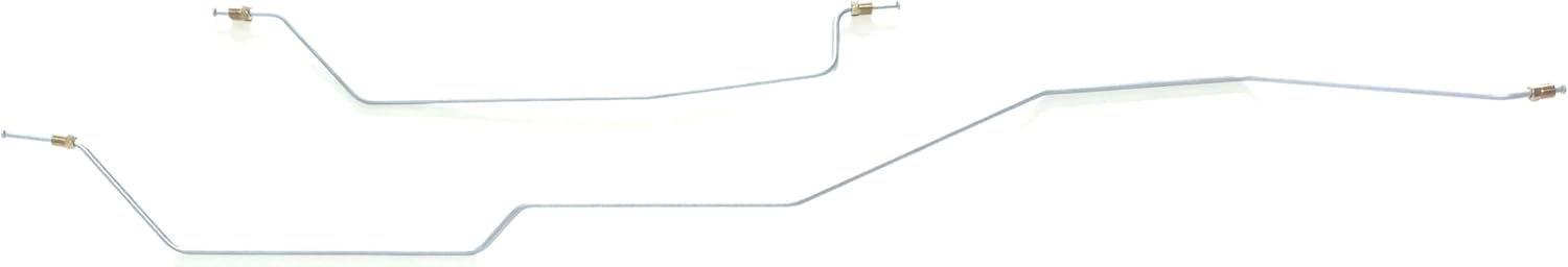 Rear Axle Brake Line - Fits 03-06 Jeep Wrangler Rear Drum - Stainless - The Stop Shop