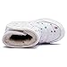 Girls Winter Warm Thick Snow Boots Fuzzy Lined Sking Ankle Boots Cold Weather Outdoor Athletic Booties