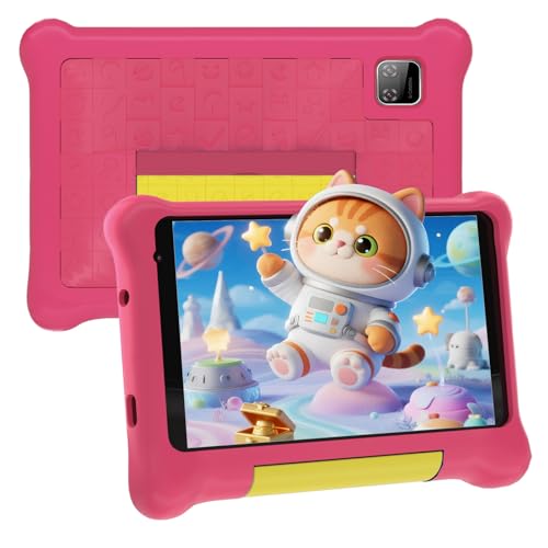 Laptok Tablette Enfants 7 Pouces, Android Tablette pour Enfants 5Go+32Go+128Go, Applications pour Enfants Préinstallées et Contrôle Parental, 1024x600,...