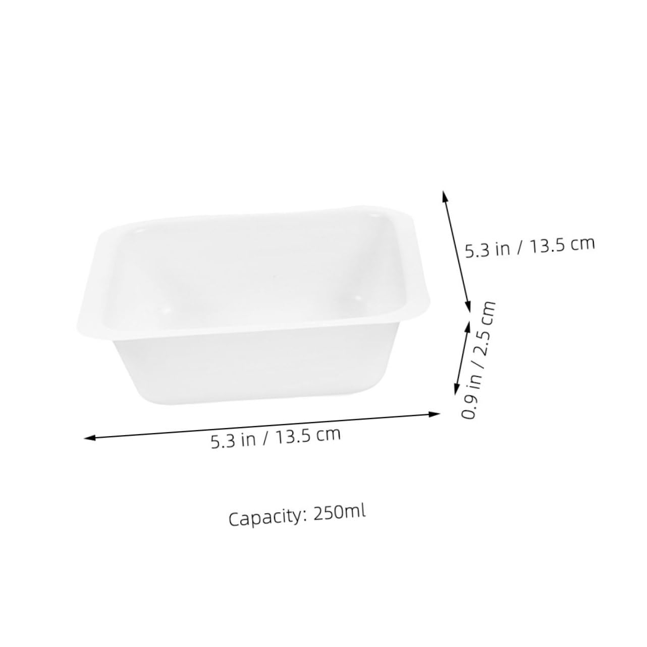 MUSISALY 12pcs Plastic Weighing Dishes Scale Tray for Dish Precision Weighing Bowl