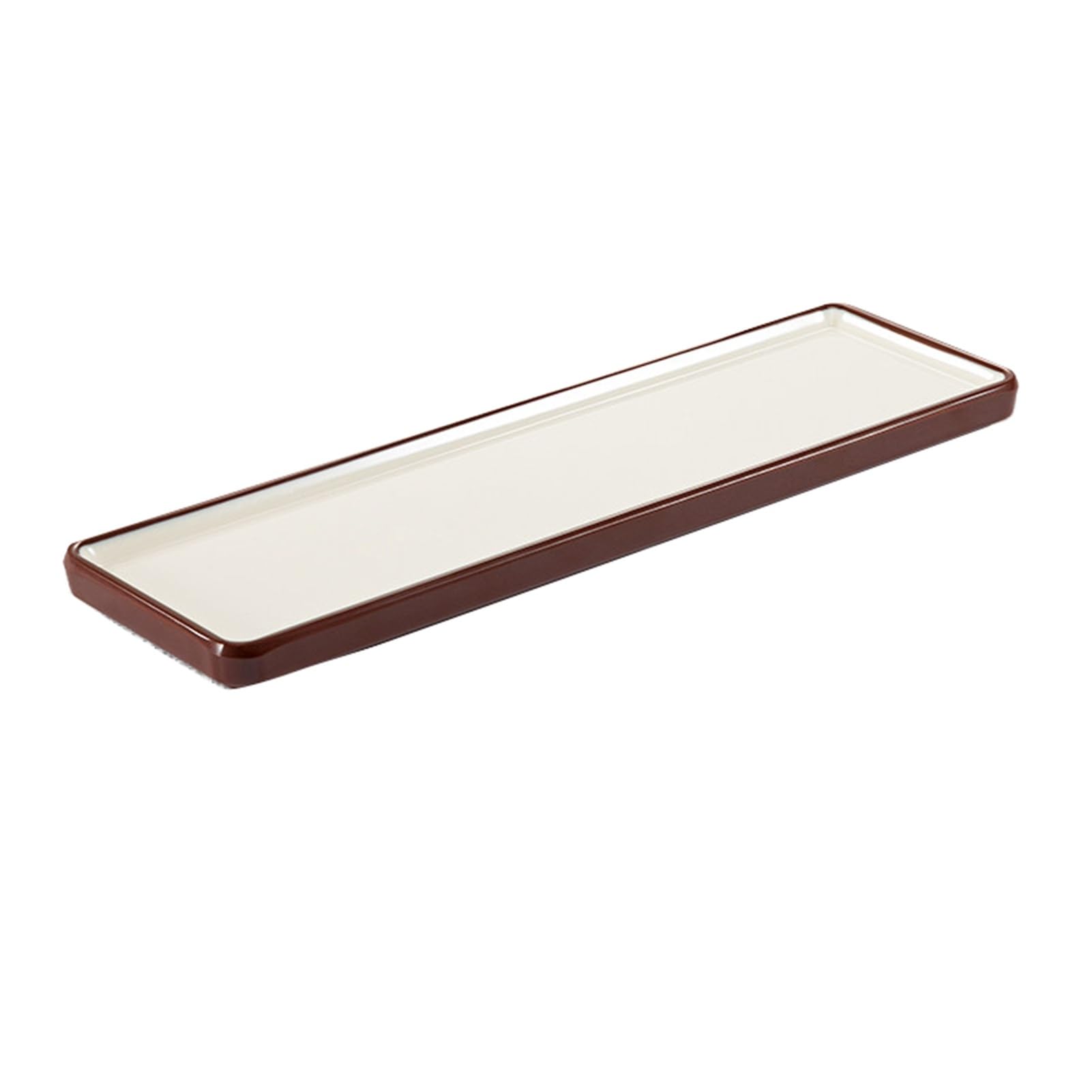 Melamine Tray,Rectangular Decorative Storage Box,Bathroom Toiletries,Suitable for Storing Cosmetics(30.4x9.2x1.7cm)