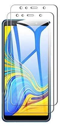 【2枚セット】適用 Galaxy A7 2018 ガラスフィルム 強化ガラスフィルム 適用 Galaxy A7 2018 フィルム  液晶保護フィルム 画面保護 ガラスカバー 極薄0.33mm 高透過率 耐指紋 撥油性 2.5D ラウンドエッジ加工 硬度9H/高透過率/自動吸着
