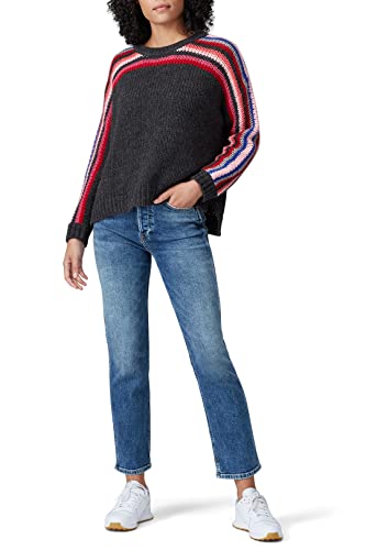 Rent The Runway Pre-Loved Grey Striped Sweater