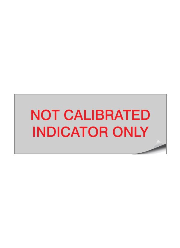 Not Calibrated - Aluminium Foil 38mm x 15mm Labels Stickers - Price per Pack of 140 Labels (P/NO. 7928290AMZ)