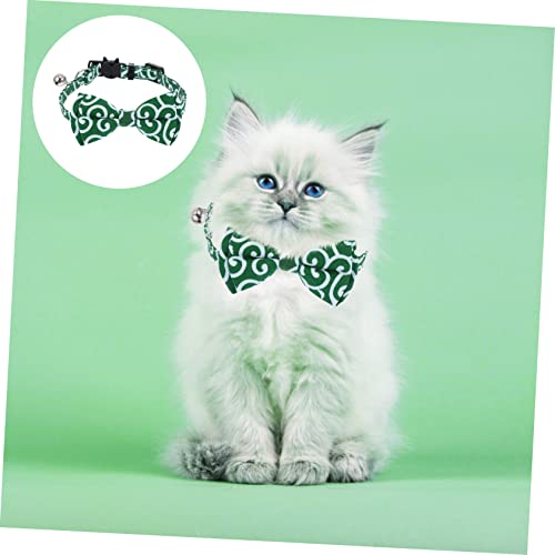 Collier de chat réglable avec son pendentif arc chic et sa petite cloche sonore - 2