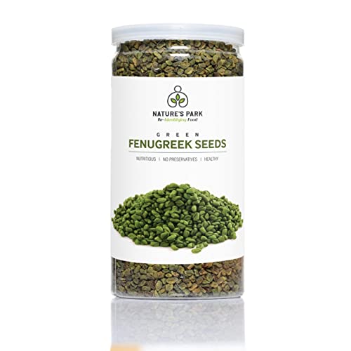 Image of Nature's Park Fenugreek Seeds Green Hari Dana Methi (Pet Jar) 150 g