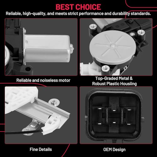 Image of BDFHYK 61041AL010 Power Window Regulator with Motor Front Left Compatible with Subaru Legacy 2015-2019, Compatible with Subaru Outback 2015-2019