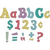 Teacher Created Resources Shabby Chic 5-Inch Sassy Font Letters (77161)