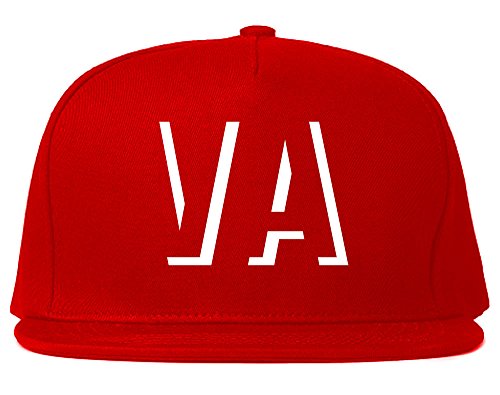 Kings Of NY VA Virginia Abbreviation State Snapback Hat Red