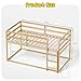 Xilingol Low Bunk Bed for Kids, Floor Bunk Bed Twin Over Twin, Wooden Bunk Bed Frame with Full Guardrails, Twin Bunk Bed for Bedroom, Dorm (Natural)