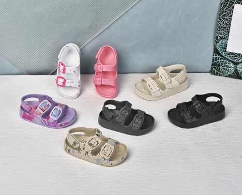 Chaychax Toddler Boys Girls Double Buckle Sandals Children'S Adjustable Back Strap Water Sandal thumb #6