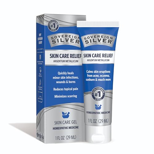 Image of Sovereign Silver Natural Healing Gel - Skin Care for Healing, Redness Reduction, Minimizing Acne Scars & Easing Inflammation - 1oz