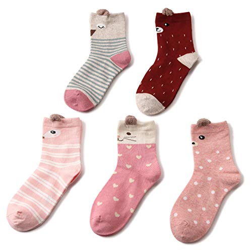 Image of Baby Toddler Little Big Kids Girls Cute Cotton Crew Socks
