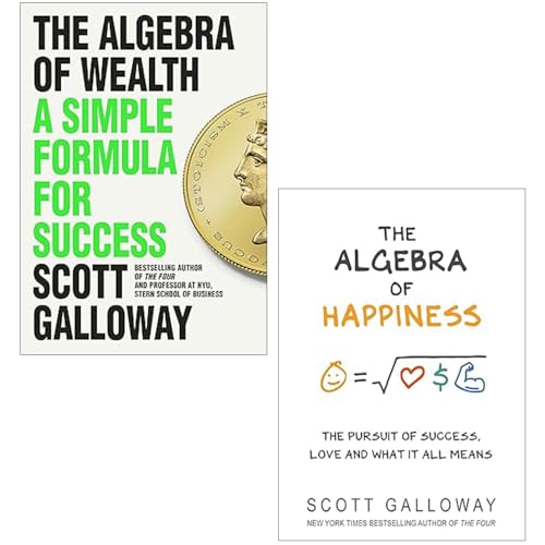 Scott Galloway 2 Books Collection Set (The Algebra of Wealth A Si...