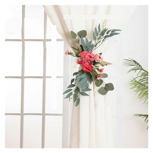 Clips soporte cortinas decorativas y correas de flores artificiales 2