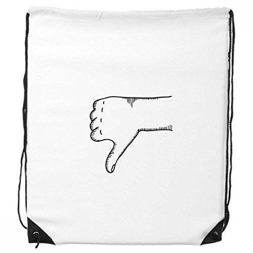Dello Zaino Drawstring Shopping Bags Sport Regalo Ridicule Gesto Disegno a tratteggio del Modello