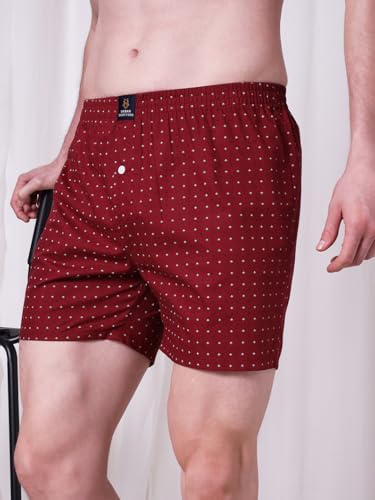 Image of Urban Scottish Ultra-Comfortable Men's Boxer Pants - 100% Cotton Material with A Stylish Print - Soft and Stretchy Elastic Waist Band - Dynamic Movement and Hardwearing Stitching - Breathable with A Gentle Snug Fit